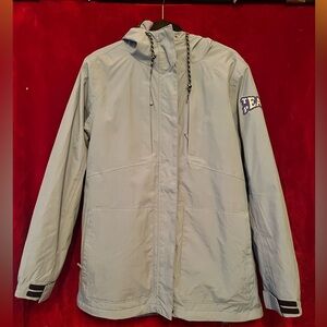 Aperture Snow Co ski jacket *custom* with patch and painted design